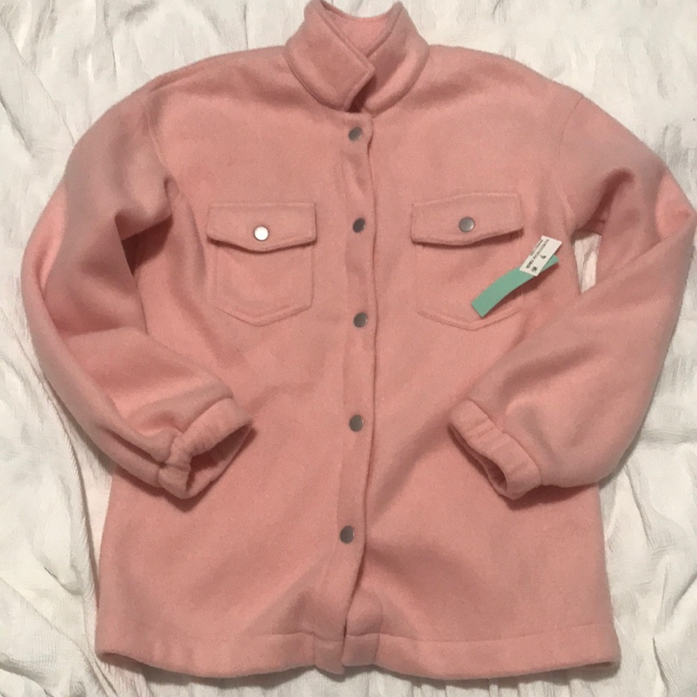NWT- Abound Shirt Jacket XS Pink